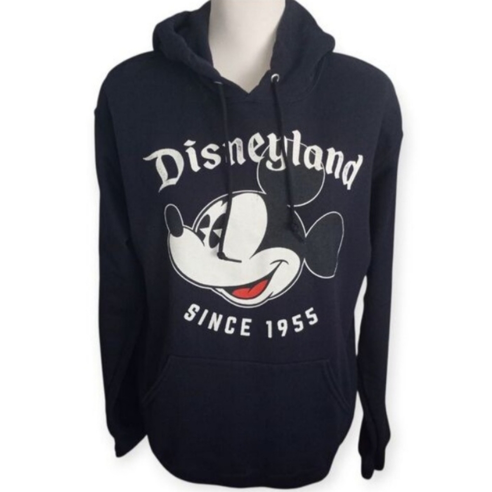 Disneyland Navy Blue Hoodie with Mickey Mouse Sz.M EUC